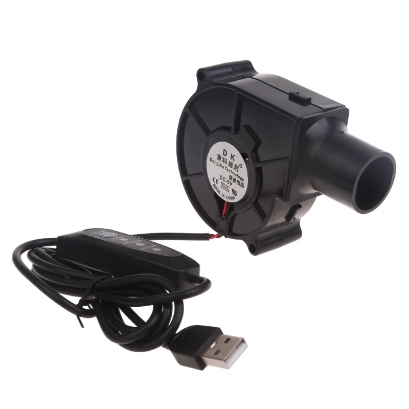 

USB Blower Fan Adjustable 3Gear Speed Air Blower Portable BBQ Fan for PICNIC Dropship
