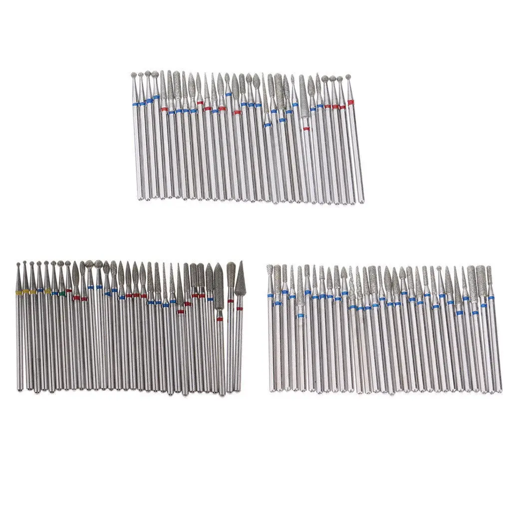 Electric Nail Drill Bit 30pcs/set Professional Milling Cutter Electric Rotary Manicure Machine Accessoires Diamond Nail Drill Bits Set Nail Tools