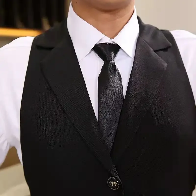 Kitchen Apron Cooking Apron Fashion Suit Collar Waiter Server Kitchen Apron Household Cleaning Women Men Overalls Pinafore Sleeveles Cooking Bib Accessories kitchen apron,cooking apron