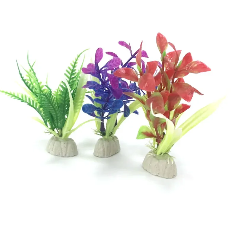 Aquarium Plants Plastic Water Wonder Grass Ornament Decor Fish Tank Decoration Simulation Artificial Plants Home Decor