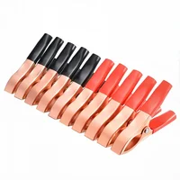 Red & Black Car Battery Clip Cables Alligator Charger Voltage Testing Tool Accessory 10-20pcs 30A Crocodile Spring Clamp - Image 6