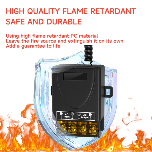 Interruttore RF Senza Fili 433MHz - Telecomando Per Luci E - Foto 12