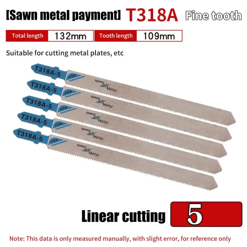 JigsawBladeSetTShankFastDownCutWorktopWoodCuttingPowerTool