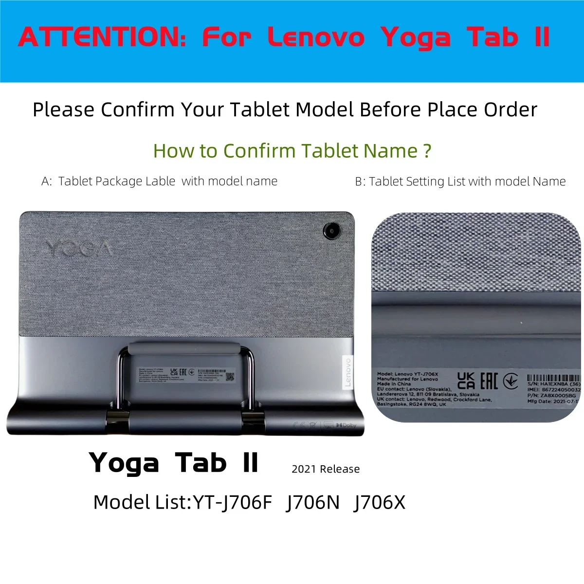 Durable Silicone Protective Shell for Lenovo Yoga Tab 11 - Full Body Soft Case