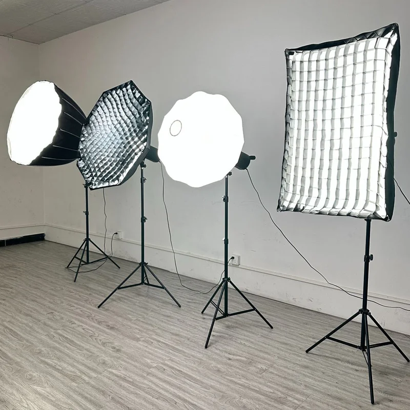 Andoer Luce LED 60W Per Foto E Video – 5600K Dimmerabile Con Telecomando E Attacco Bowens – Perfetta Per Studio, Ritratti E Matrimoni