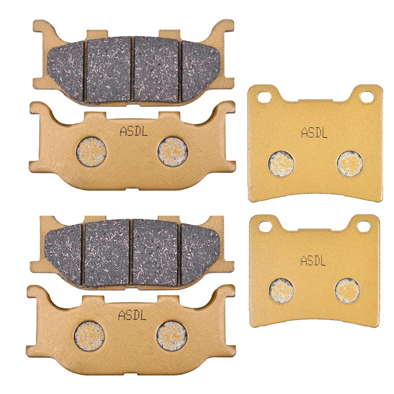 Motorrad-Bremsbelag-Scheiben-Set vorne und hinten für Yamaha XV1100 Virago 1999 XVS1100 Dragstar 1999–2004 XVS1100 A Dragstar Classic – Detail 3