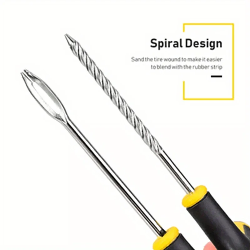 Tubeless Tire Repair Kit with Rubber Strips for Car Motorcycle