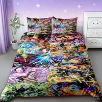 Parure de lit One Piece Anime, motif Brooke Luffy, style japonais, pour adolescents et garçons, tailles Twin et Full, décoration de chambre, cadeau idéal 4