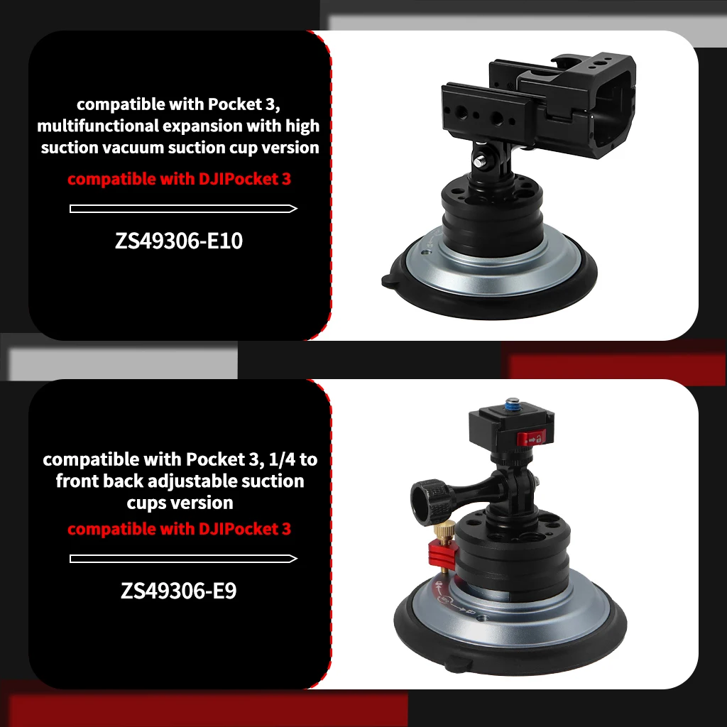 Magnetische Schnellverschlussbasis für Gopro 13 DJI OSMO Action 5 PRO 1/4 ARRI Loch NATO-Schienenverlängerungshalterung Autohalterung Kamerahalter – Detail 25