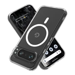 Custodia Magnetica Potenziata per Caricamento Wireless - Cover in Acrilico Cristallo Trasparente