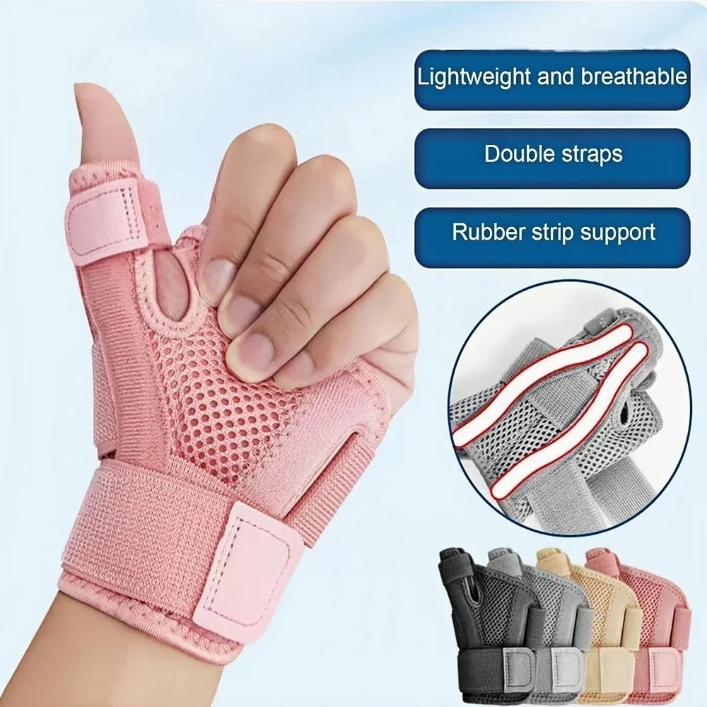 1PC Adjustable Thumb Spica Splint, Thumb Stabilizer Wrist Brace Support for Men and Women Carpal Tunnel arthritis, Tenosynovitis