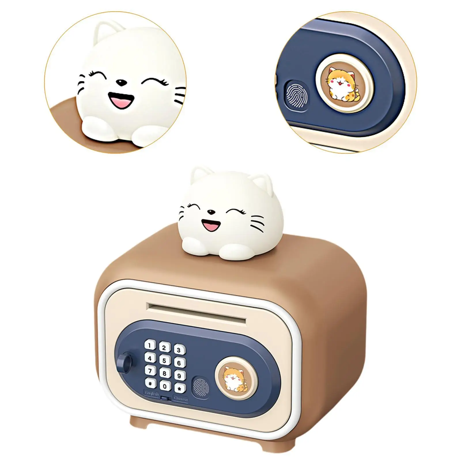 ATM Savings Machine for Kids with Personal Password And Money Simulation for Ages 3-8