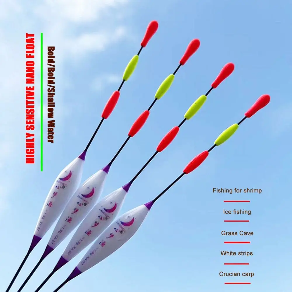3pcs Fishing Floats Superfine Workmanship Freshwater Floaters Fishing Bobbers Accessory Shrimp Grouper Ice Fishing Accessory