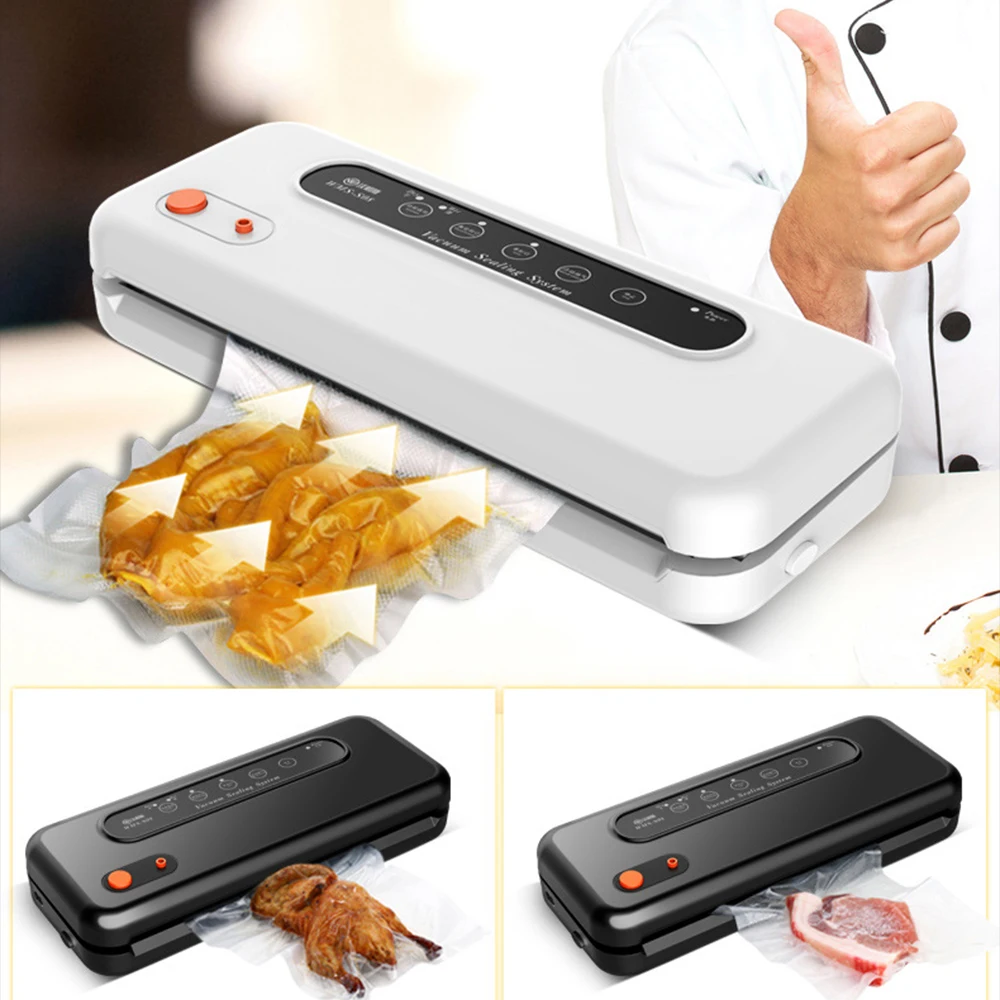 

Vacuum Sealer Packaging Machine Household Food Film Sealer Packer Keep Food Fresh Wet and Dry Use Vacuum Sealing Machine