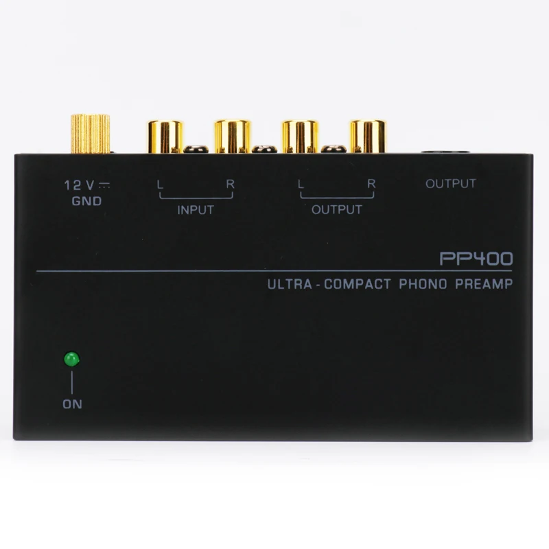 Ultra-Compact Phono Preamp Preamplifier With RCA 1/4Inch TRS Interfaces Preamplificador Phono Preamp PP400 2