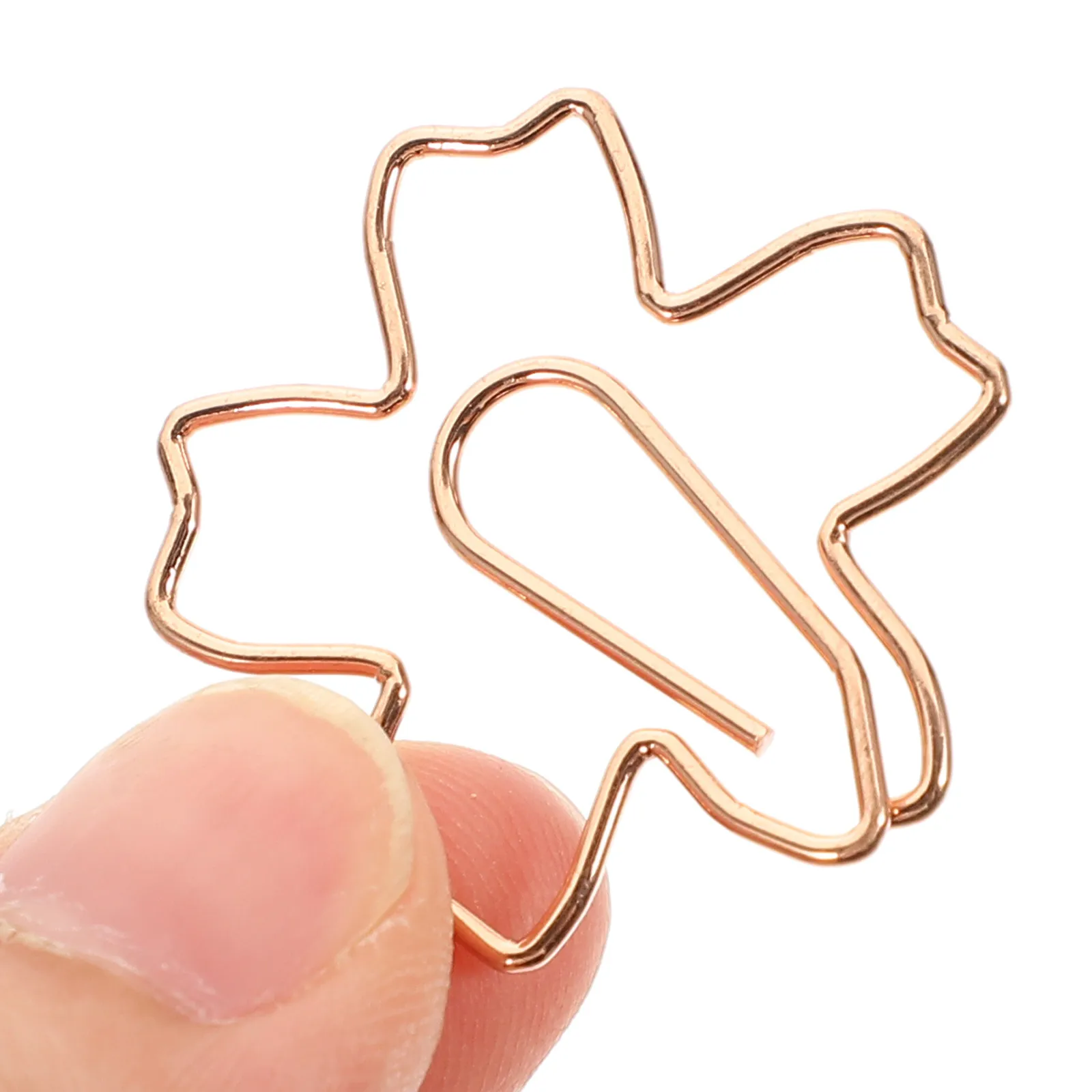 36Pcs 우아한 모양의 북마크 클립 사무실 홈 학교 노트북 달력 스크랩북 사진을위한 장식 금속 종이 클립