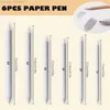 9pcs Artist Blending Stump Set with Sandpaper Sharpener - Soft Tortillions for Drawing, Shading, Highlight Correction, Sketching 4