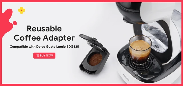 3 Pods 1 Tamper Dolce Gusto Reusable Capsule Recargable Nescafe Capsulas  Metal Dolce Gusto Filter Caps Dolce Gusto Reutilizables - Price history &  Review, AliExpress Seller - Seeme Dropshipping Store