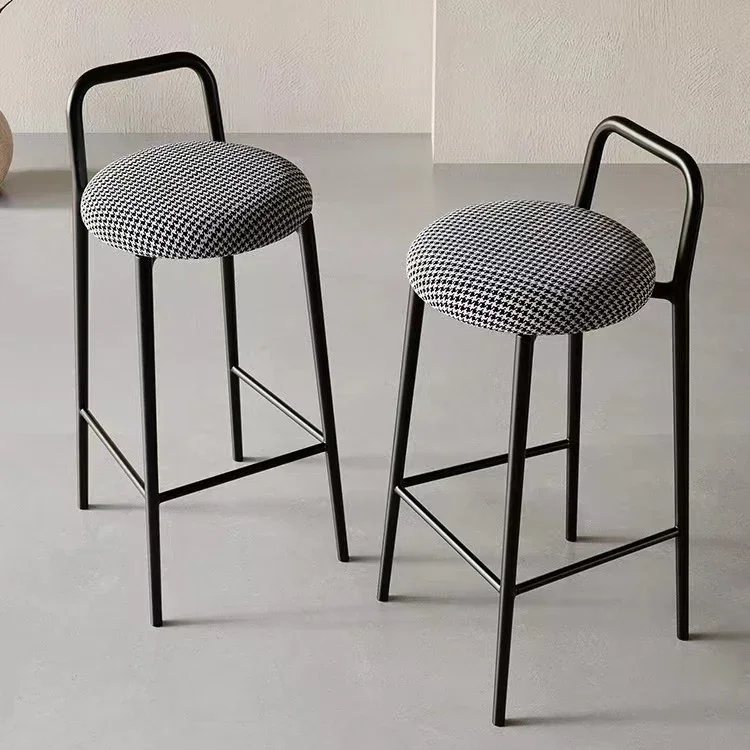 Modern Kitchen Chair Office Design Nordic Home Bar Stool European Metal Tabourets Bar Furniture Decoration stools for kitchen