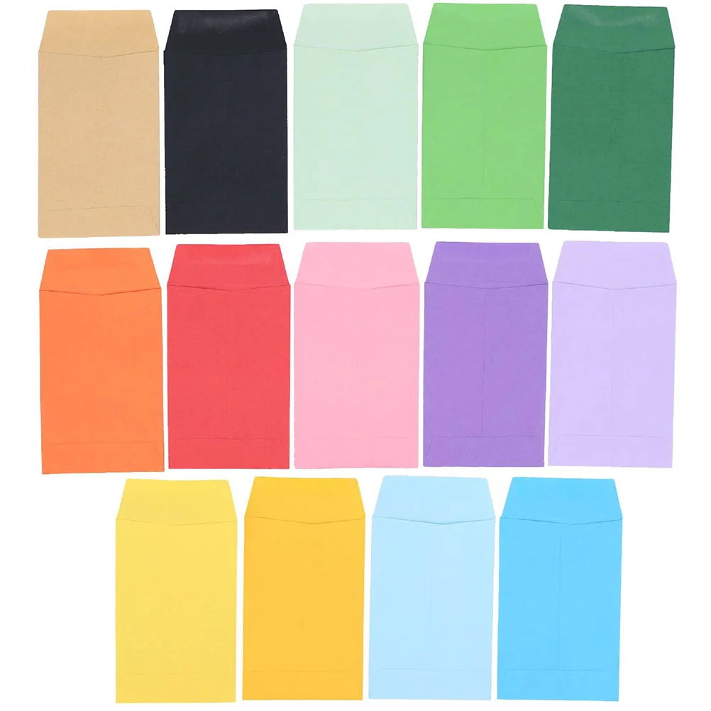 

50 Pcs Budgeting Envelopes Key Cash Stuffing Small Blank Money Bag Storage Gift Coin Solid Color