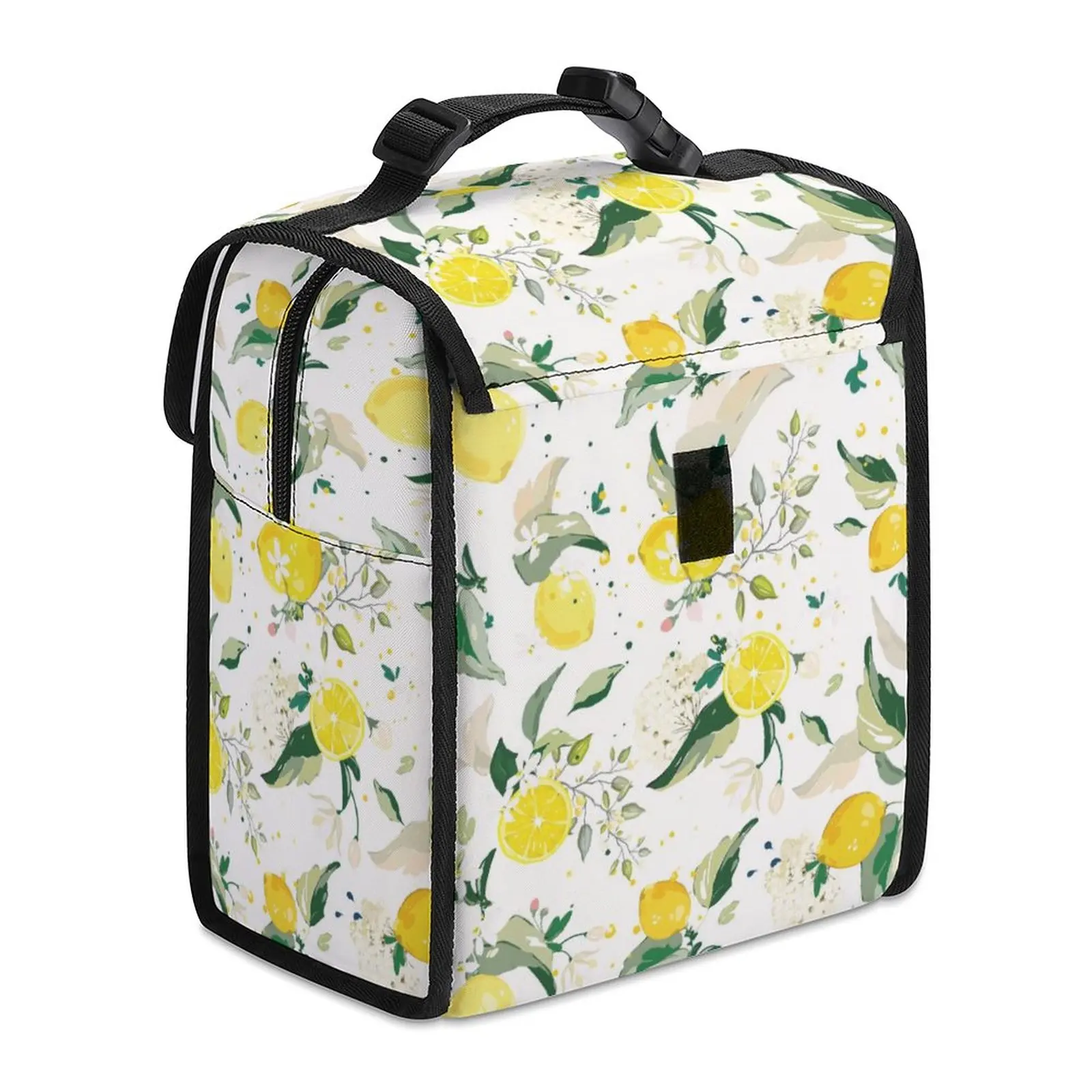 Cartoon Lemon Lanch Bag for Work Thermal Bag for Lunch Large Capacity  Lunch and Office Bag in One Lunch Bags for Women