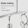 1pcs Stainless Steel Sock Rack With Windproof Curved 8-Clip Solid Clothes Rack Multifunctional Dual-Purpose Clothes Rack 5