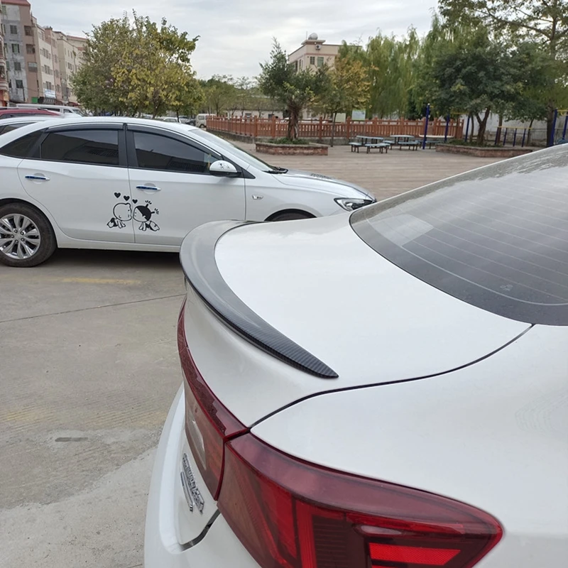 

Для Kia Cerato Forte Sports GT 2018 2019, заднее крыло автомобиля, гвардия, глянцевый черный
