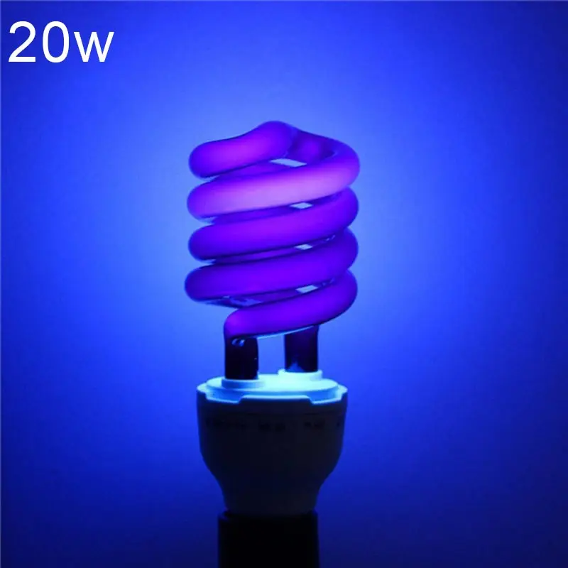 Watt Spiral Energy Saving Lamp Black Light Insect Trap Insect Killer Lamp Farming Insects To Feed The Fishes