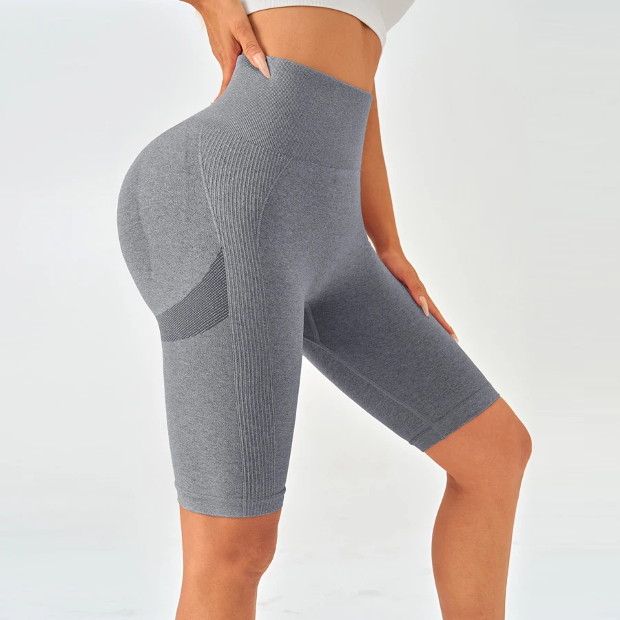 Women Sports Leggings Sportswear Woman Gym Legging Seamless Yoga Shorts w/Tummy Control Women's Shorts Fitness Female Clothing 5
