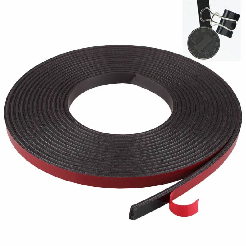 5 M Self-adhesive Magnetic Door Window Sealing Strip Tape Dustproof Soundproof Sponge Seal Wardrobe Door Mosquito Net