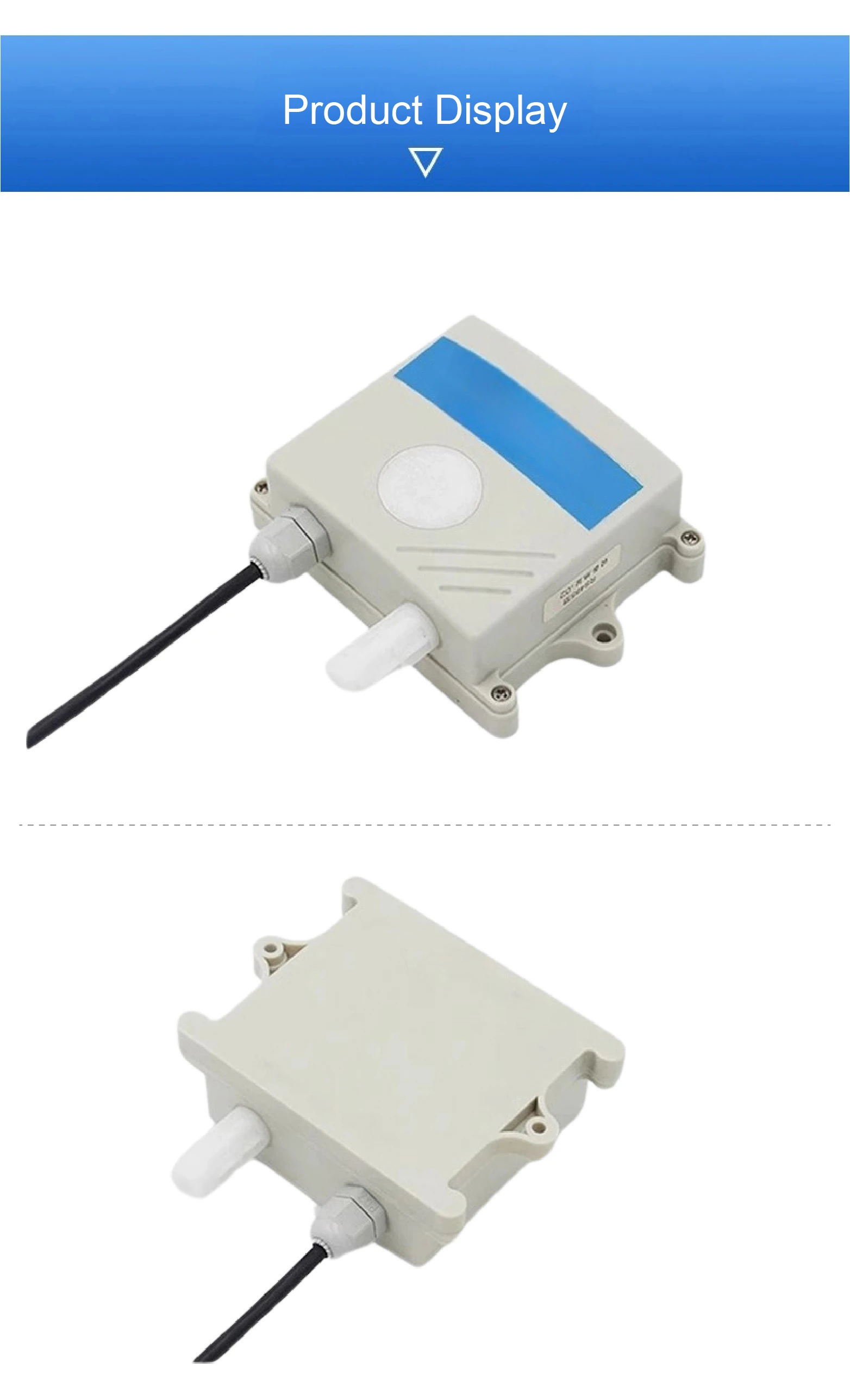 Industrial O₂ Sensor RS485 4-20mA 0-10V Output Wall Mounted O₂ Transmitter for A