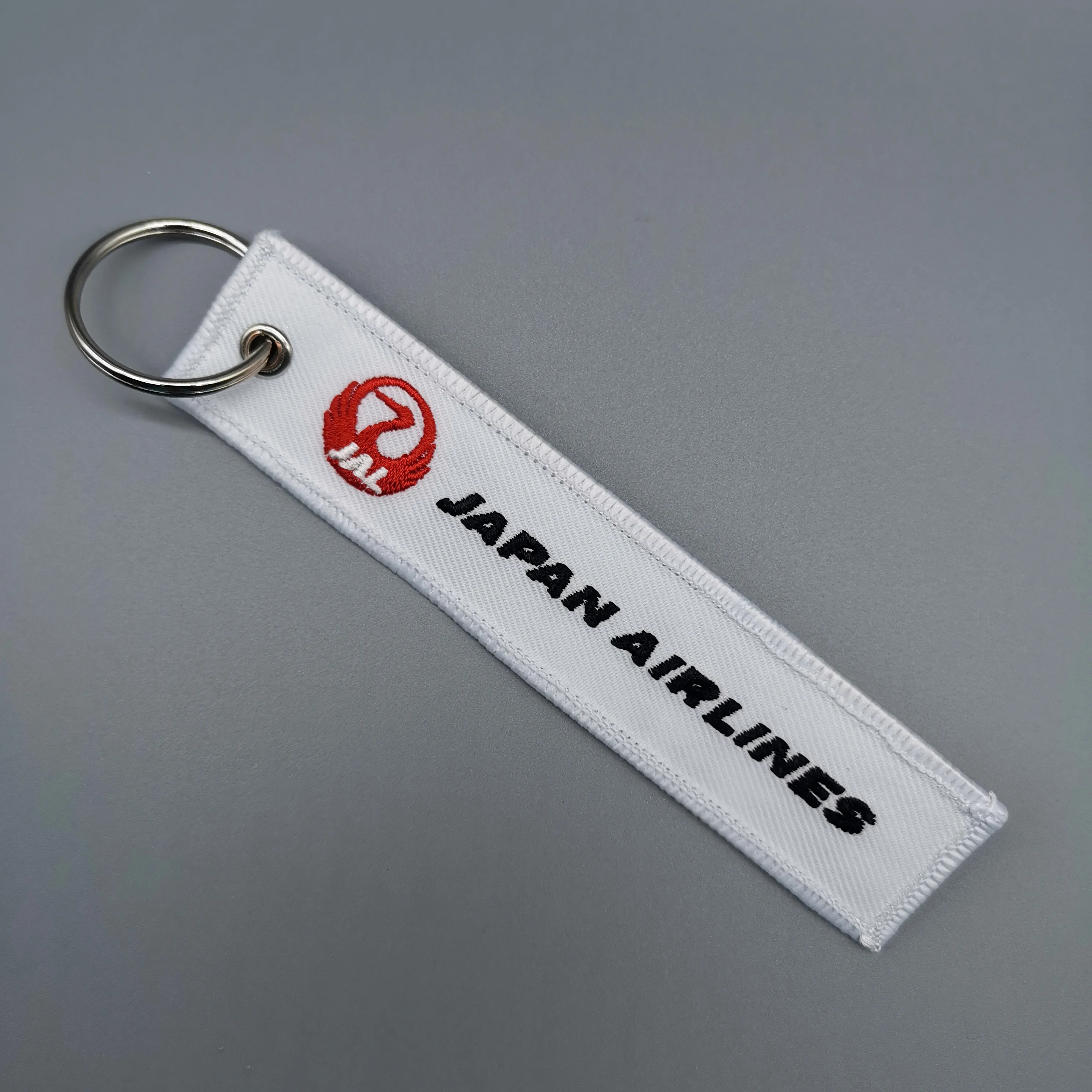 1 PC Japan Airlines Keychain Gift Letter Fashion Trinkey Double
