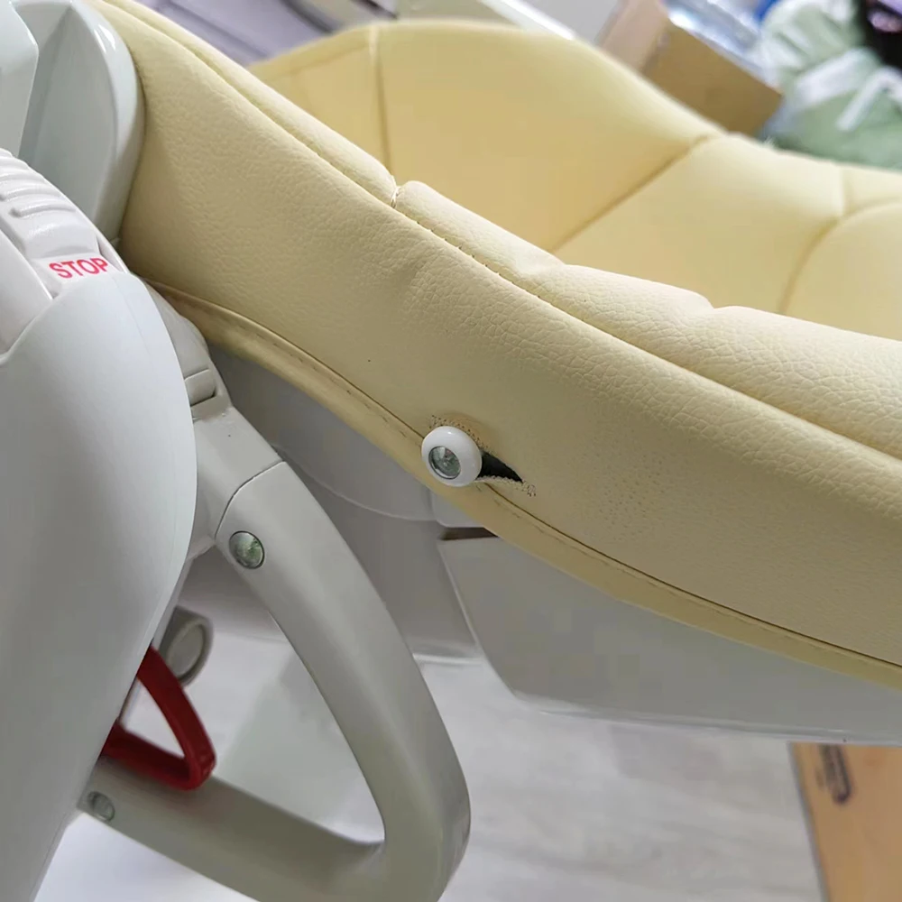 Baby High Chair Seat Cushion For Peg Perego Tatamia Series Dinner Chair PU Leather Sandwich Sponge Cover Bebe Stool Accessories
