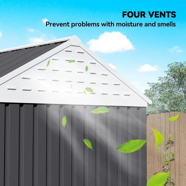 Metal Outdoor Storage Shed 5