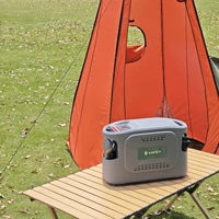 Kit de chauffe-eau portable tout-en-un pour le camping - Douche pour camping-car + pompe + seau de 40 L 2