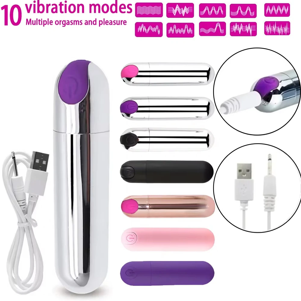 G-Spot Bullet Vibrators for Women Small Powerful Mini waterproof Clitoris Vibrator Discreet Portable Sex Toys
