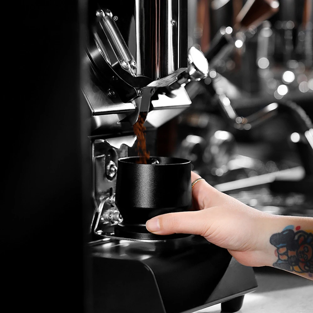 كوب جرعات الإسبريسو مع محرك سبائك الألومنيوم قمع ج...
