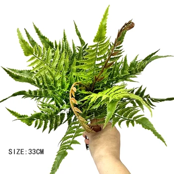 33-48 cm Foglie di erba artificiale Accessori murali per piante di erba persiana Materiali greening Paesaggio fai-da-te Decorazione per l'home office 1