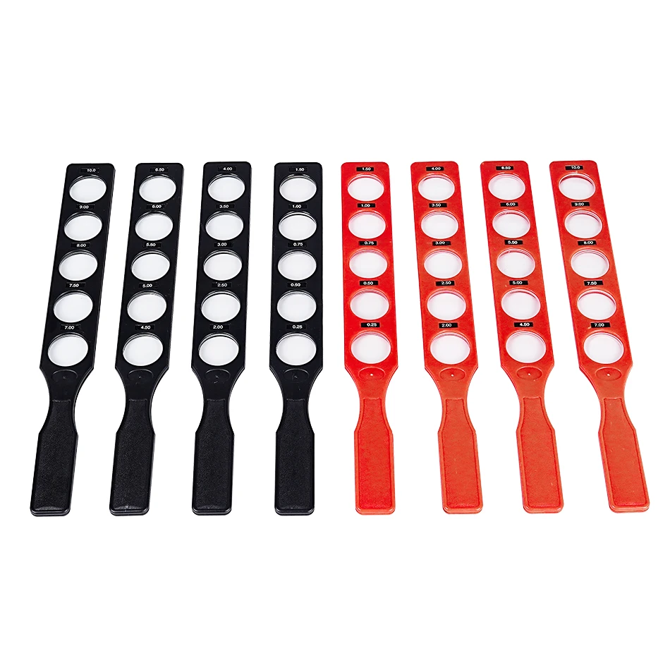 検眼鏡 眼科機器 屈折検査 光学レンズ 網膜検査ラックセット プラスチックバー アルミニウムケース - AliExpress