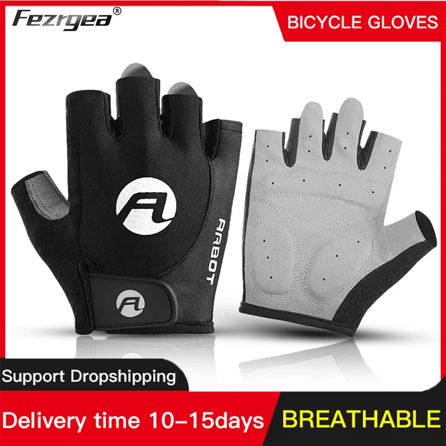 Cycling Bicycle Half Finger Gloves  Cycling Gloves Men Half Finger -  Cycling Bicycle - Aliexpress