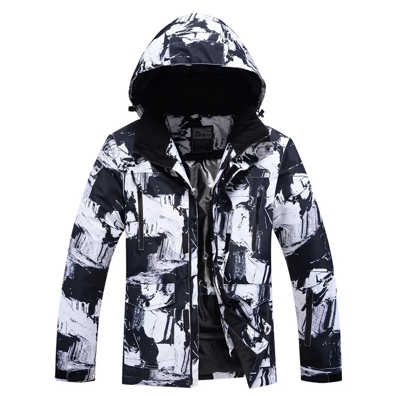 New Ski Suit Single Board Double Board Men's and Women's Winter Outdoor Warm and Windproof Ski Suit