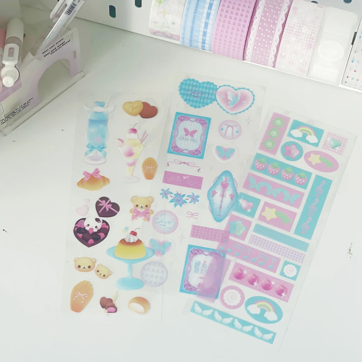 Charming Silver Bubble Deco Stickers for Scrapbooking and Journaling Decor