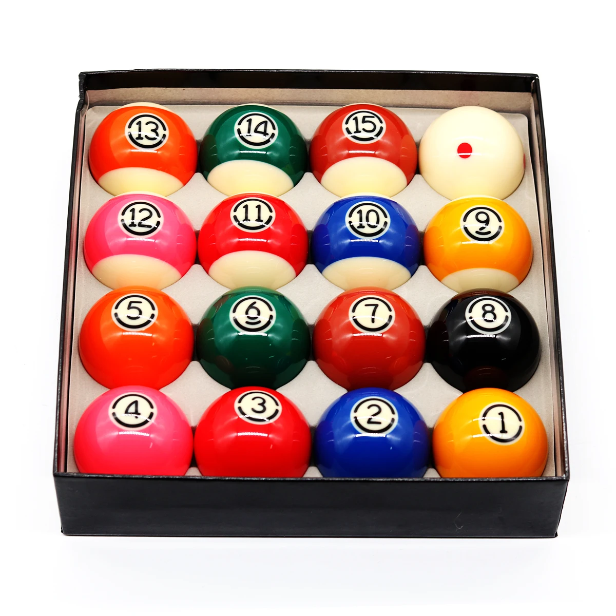 High quality 8A Billiard Pool Ball Set 2-1/4inch 57.2mm 16x for 7FT 8FT 9FT Billiard Game Table