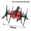 Lawn Mower Grass Trimmer Accessory with Interchangeable Blades Soil Loosening/Trenching/Weeding Wheel Optional 3