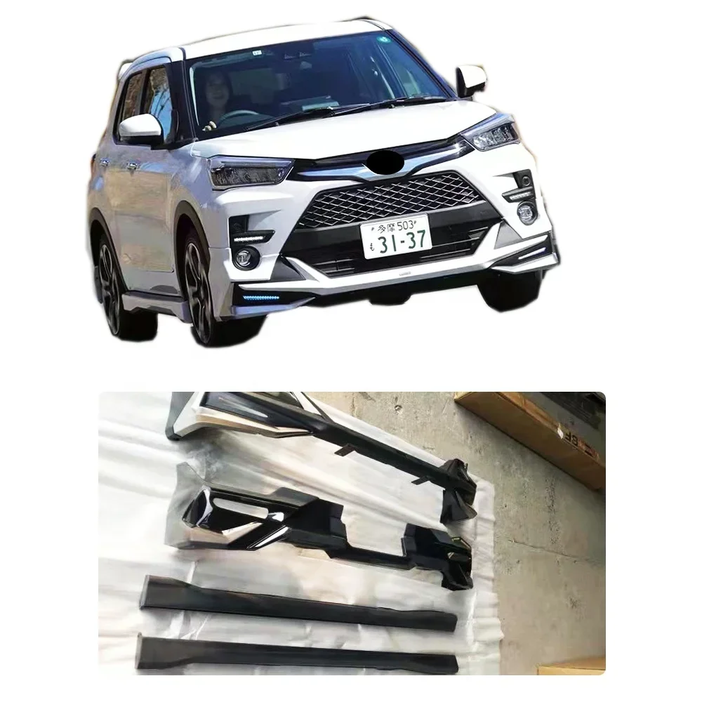 car bodykit for-Raize front lip rear lip side skirts car bumper for Raize plastic material customcustom