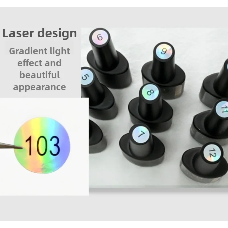 Nail Polish Number Sticker Label Color Gel  Bottle Lipstick Nails Tips Display Mark Numbering Manicure Tool Varnish Glue 5