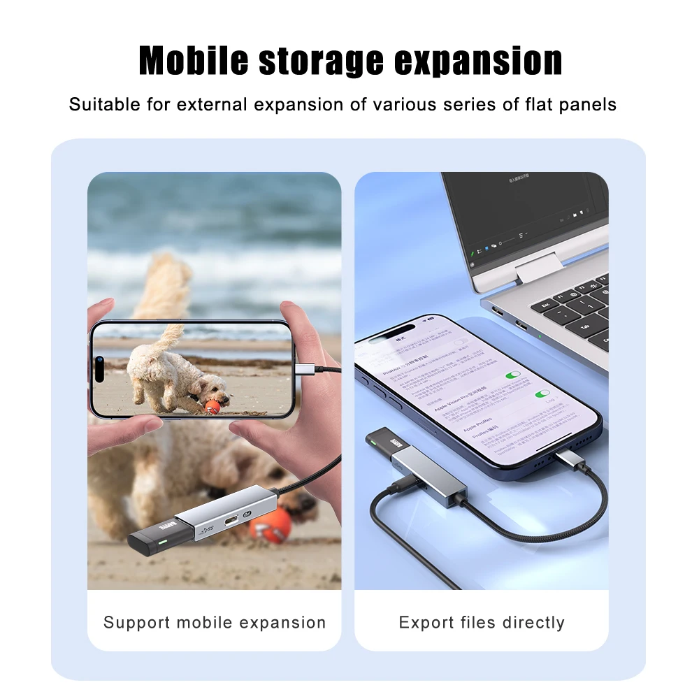 5Gbps PD 60W Type C to USB 3.2 Gen1 OTG Adapter For iPhone 15 iPad Pro Samsung S24 S23 Xiaomi Tablet PC External USB-C Converter