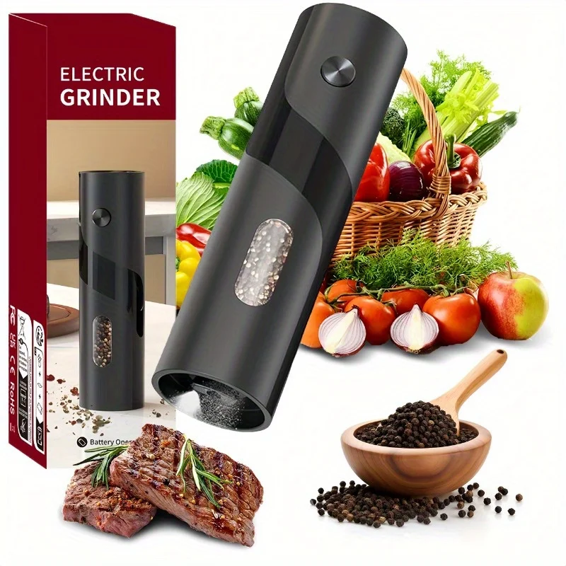 Electric Pepper Grinder – Adjustable Grind Settings with Stylish Modern Design 4
