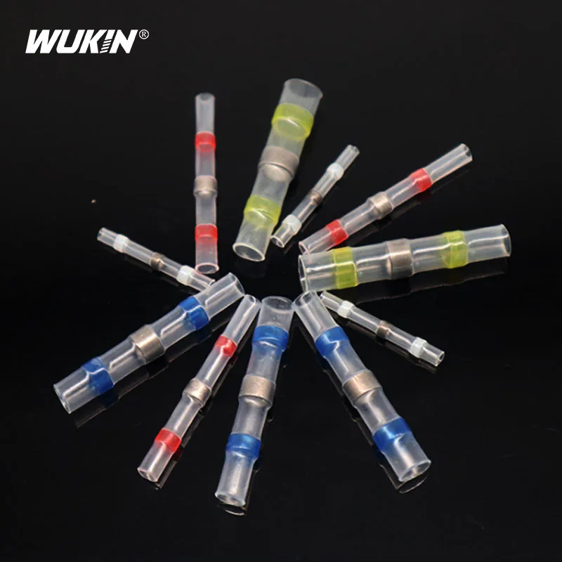 

10/20/50PCS Heat Shrink Solder Butt Connector Waterproof Insulated Electrical Wire Terminals Butt Splice Soldering Sleeve