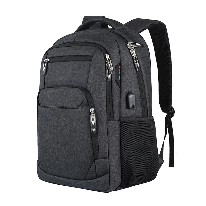 

Backpack For Men 17.3''Multi-functional W/USB Port Business Bag Oxford Outdoor Waterproof Laptop